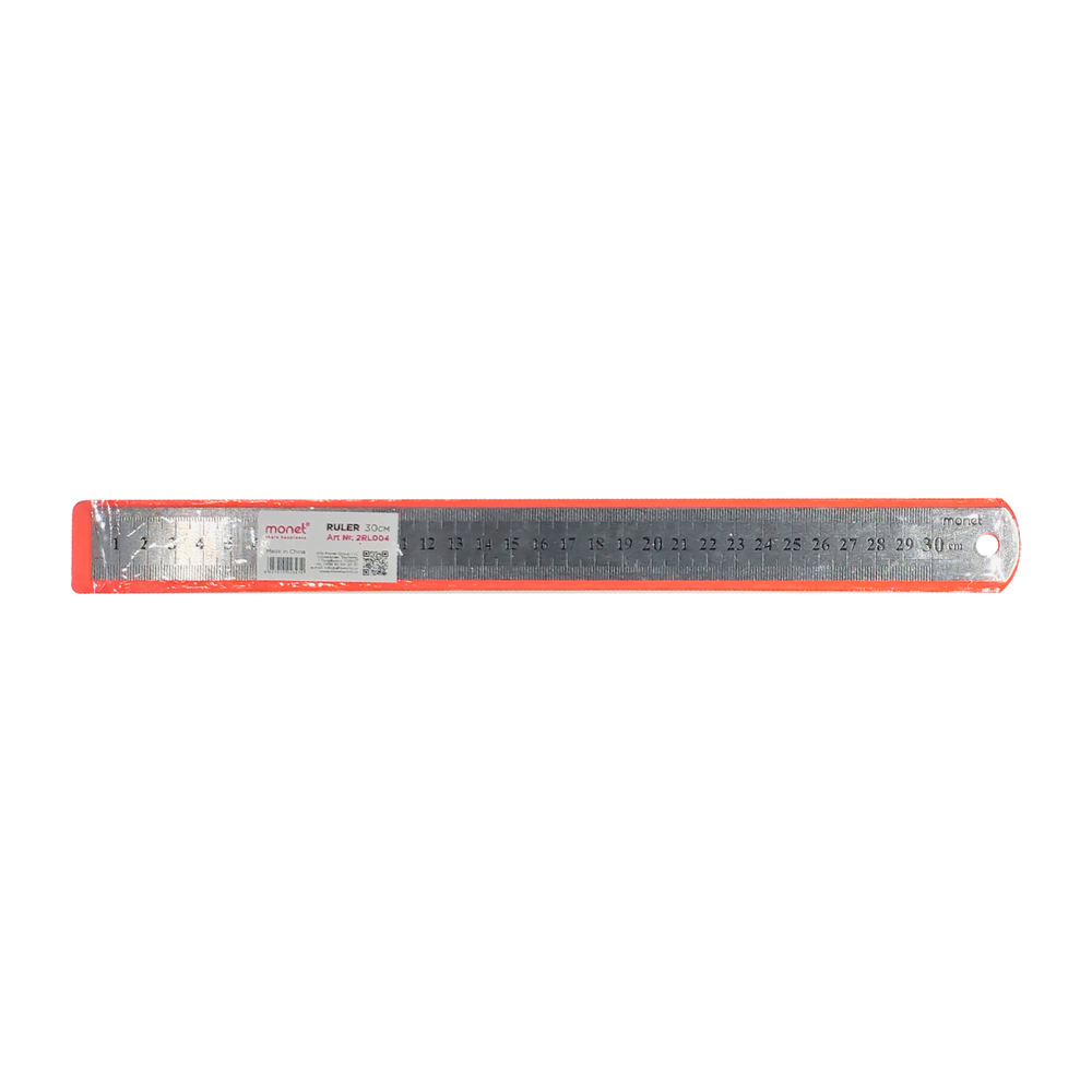 Металлическая линейка Monet Holographic, 30 см